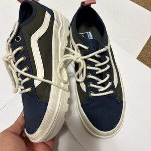 Vans Blue and White Sneakers